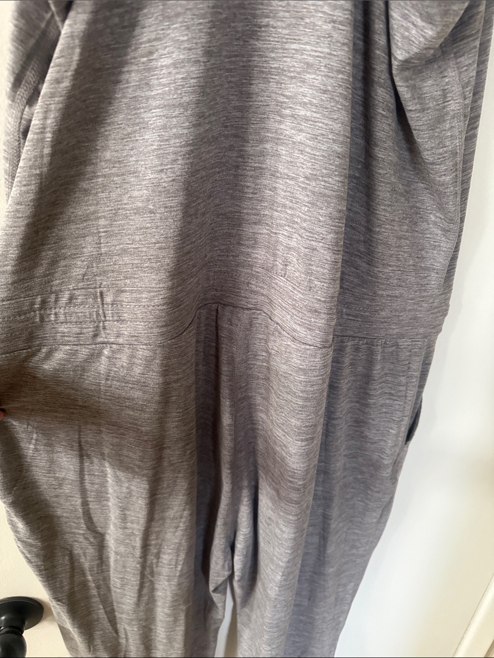Vuori Heather Gray Racerback Drawstring Jumpsuit - Picture 6 of 6